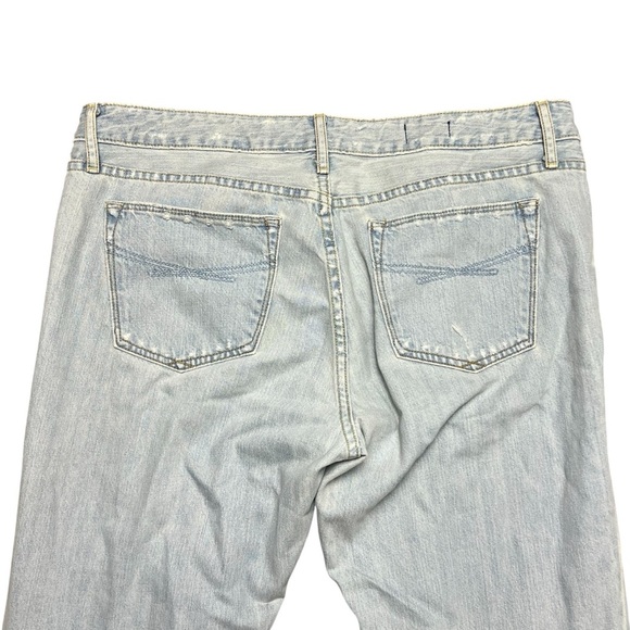 Gap Jeans 32/14 Light Blue 1969 Sexy Boot Cut Western Boho Faded Low Rise - Picture 4 of 7